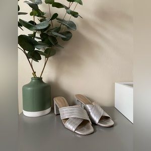 Ann Taylor Leather Mules